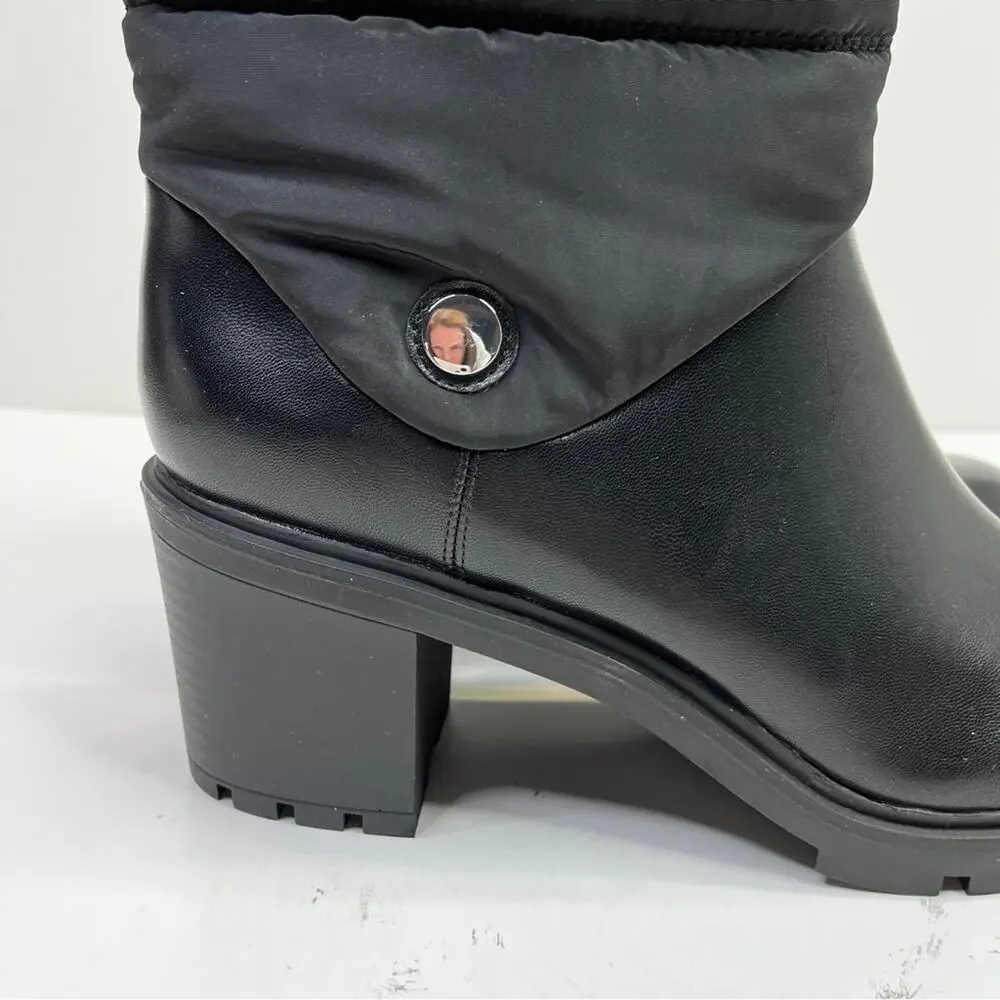 Alfani Belcalise lug sole puffer boots black - 10.5